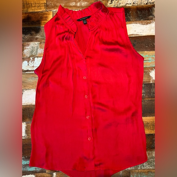 Banana Republic, ruby red blouse, size S - Picture 1 of 6